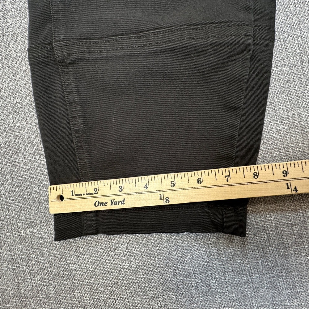 Everlane The Utility Barrel Pants Size 10R Washed Black High Rise Organic Cotton - Picture 9 of 13